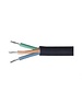Luxar Kabel neopreen 3x 1mm rond zwart rol 100 Meter
