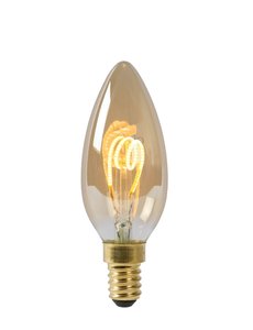 Lucide LED Lamp E14 Dimbaar Kaars Amber