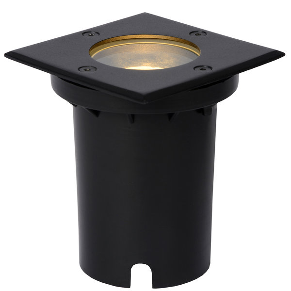 6 st. vloerinbouwlamp RELI voor buiten, IP67, roestvrij staal, hoekig, 11 x 11cm, 1x GU10 max. 15W, mat