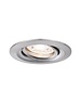 Paulmann IP23 klein LED spotje 4,2W RVS Look dimbaar