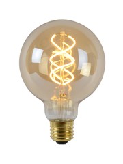 Lucide LED Lamp E27 Dimbaar Globe-95 Amber 2200K 4,9W