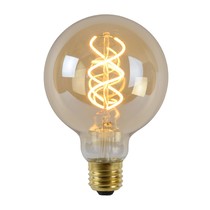 Lucide Lucide LED Lamp Globe 95 - Amber 2200K E27 4,9 Watt dimbaar