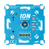 Lucide Lucide FEDLER - Plafondspot - Ø 12 cm - LED Dim to warm - GU10 (ES111) - 1x12W 2200K/3000K - Zwart