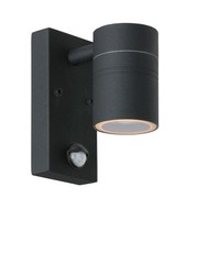 Lucide LED lamp zwart koker sensor