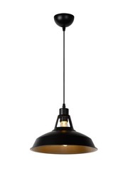Lucide BRASSY-BIS Hanglamp E27 Zwart