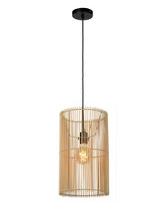 Lucide Hanglamp E27 Licht hout