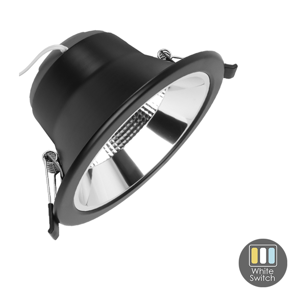 Luxar LED Downlighter Tri-Color 11W Ø14cm Zwart IP22