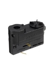 Global Trac Lighting Systems Global 3 Fase-multi adapter zwart met trekontlasting