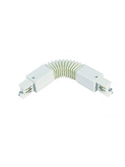 Luxar 3 Fase Rail flexibele connector Wit