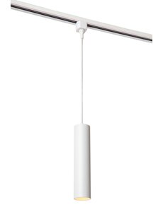 Lucide Lucide 1 fase rail hanglamp wit