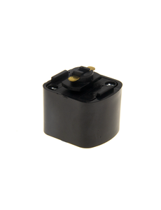 Luxar 1 Fase Rail Square Adapter Zwart
