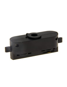 Luxar 1 Fase Rail Adapter Zwart