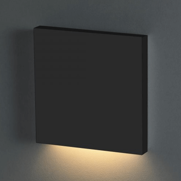 Luxar Zwart Opzetstuk voor Trapverlichting  licht onderkant