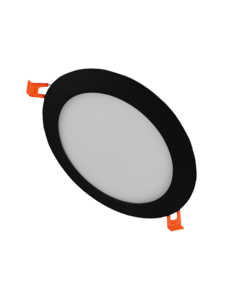 Luxar SLIM LED Downlight 12W IP44 Zwart 17cm 3000K