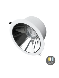 Luxar LED Downlighter White-Switch 16W Ø145 Wit