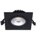 Luxar IP22 Led Inbouwspot 6W Dimbaar Zwart 2700K