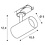 SLV SLV 3-Fase-Rail LED spot NOBLO wit 6W 32 ° 2700K dimbaar