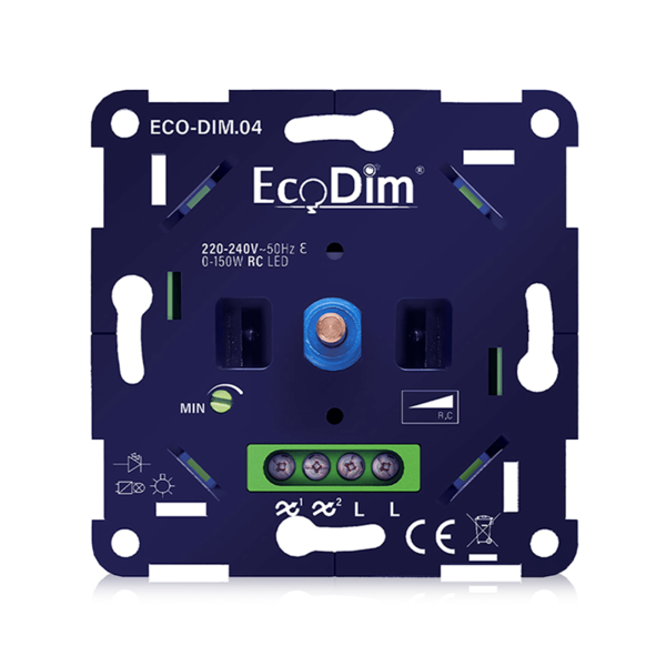EcoDim Ecodim Universele Geruisloze LED Dimmer 0-150W Fase Afsnijding