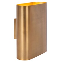 Lucide Lucide OVALIS - Wandlamp - 2xE14 - Mat Goud / Messing