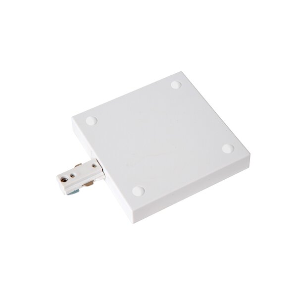 Lucide Lucide TRACK - start/ middenvoeding 1-fase Railsysteem / Railverlichting 230V Wit