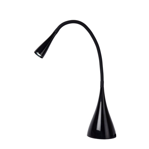 Lucide Lucide ZOZY - Bureau of nachtkastlamp 4W 3000K Zwart Dimbaar