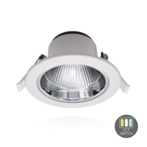 Luxar LED Downlighter Tri-Color 9W Ø9cm Wit IP22