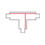 Global Trac Lighting Systems Global 3-Fase-Rail T-verbinder wit aarde buiten en links