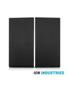 ION INDUSTRIES 2 knoppen voor Wisselschakelaar tweevoudig E1 mat zwart