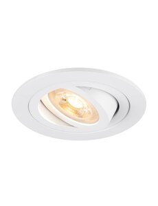 SLV New Tria inbouwspot rond wit kantelbaar Gatmaat 75mm