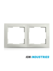 ION INDUSTRIES Afdekraam E1 mat alpin wit - 2-voudig