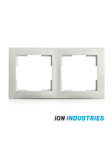 ION INDUSTRIES Afdekraam E1 alpin wit - 2-voudig