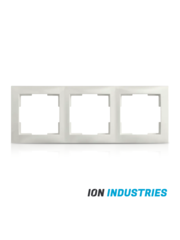 ION INDUSTRIES Afdekraam E1 alpin wit - 3-voudig