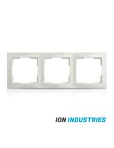 ION INDUSTRIES Afdekraam E1 alpin wit - 3-voudig