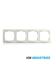 ION INDUSTRIES ION INDUSTRIES - Afdekraam E1 mat alpin wit Universeel - 4-voudig