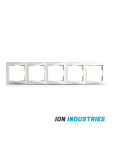 ION INDUSTRIES Afdekraam E1 alpin wit - 5-voudig