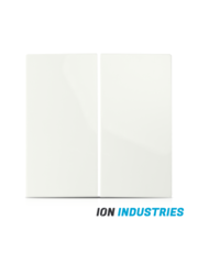 ION INDUSTRIES 2 knoppen voor Wisselschakelaar tweevoudig E1 alpin wit
