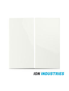 ION INDUSTRIES 2 knoppen voor Wisselschakelaar tweevoudig E1 alpin wit