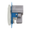 ION INDUSTRIES ION INDUSTRIES - Wandcontactdoos E1 alpin wit - met aanraakbeveiliging - USB