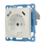 ION INDUSTRIES ION INDUSTRIES - Wandcontactdoos E1 mat alpin wit - met aanraakbeveiliging - USB