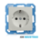 ION INDUSTRIES ION INDUSTRIES - Wandcontactdoos E1 alpin wit