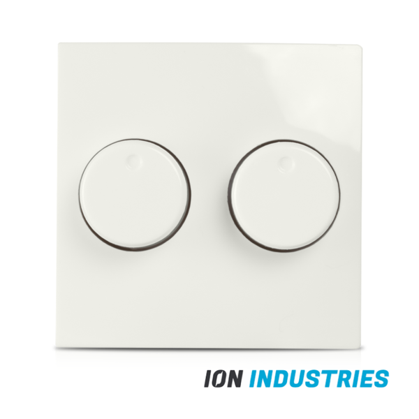 ION INDUSTRIES ION INDUSTRIES - Duo dimmerknop E1 alpin wit