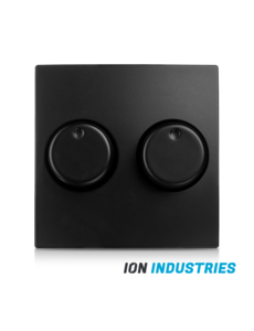 ION INDUSTRIES Duo dimmerknop E1 mat zwart