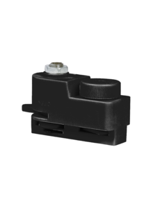Luxar 1 Fase Rail Pendel adapter Zwart