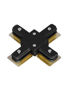 Luxar 1 Fase Rail X-Connector Zwart