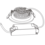 Luxar IP44 LED inbouwspot kantelbaar 5 Watt Dim to Warm 2000K-3000K Koper