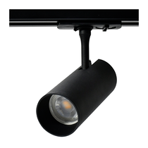 Luxar 1-FASE RAIL 2 Meter Zwart incl. voeding en eindkap