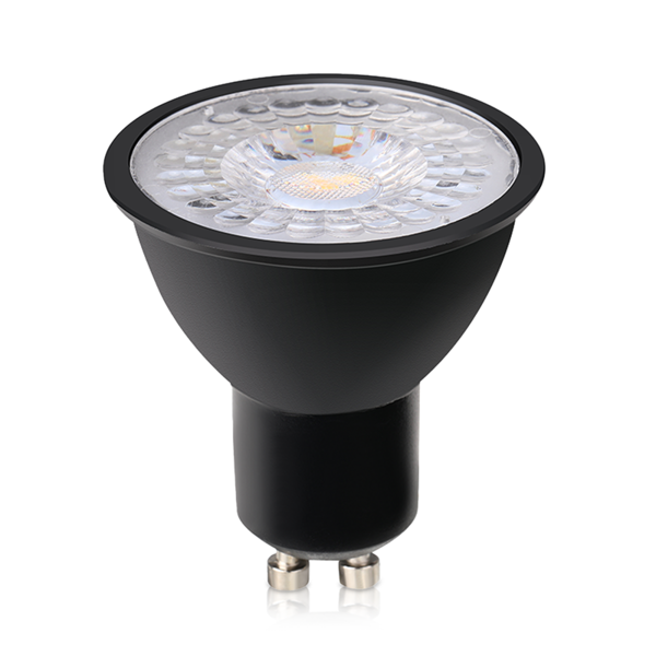 Luxar GU10 SPOT 3W Zwart Dimbaar 3000K - 240 Lumen