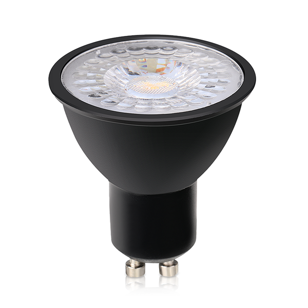 Luxar GU10 SPOT 5W Zwart Dimbaar 3000K - 400 Lumen