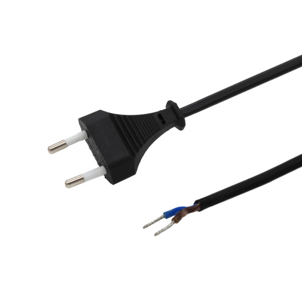 Luxar Aansluitsnoer euro stekker 2x0.75mm 3 meter zwart