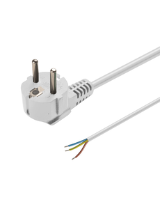 Luxar Aansluitsnoer 3x0.75mm 1,5 meter - Wit
